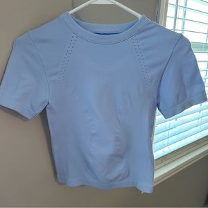 Blue Compression Sports T-Shirt size S(4)